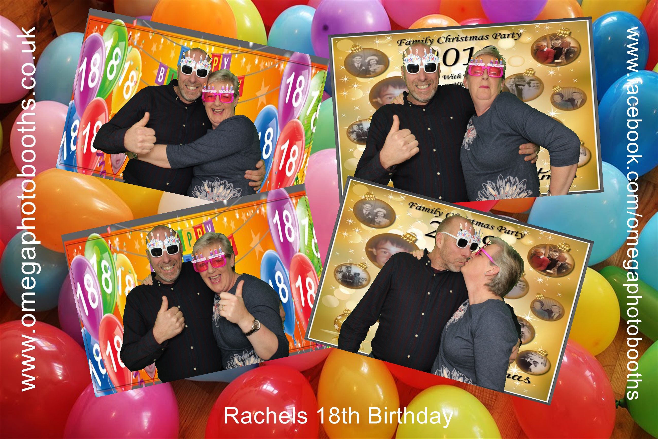 Rachel's 18th birthday and family Christmas get together | View more photos from the event at gallery.omegaphotobooths.co.uk/u/Omega-Photobooths/Rachels-18th-birthday-and-family-Christmas-get-together